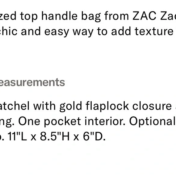 Zac Zac Posen eartha handbag - Picture 7 of 7